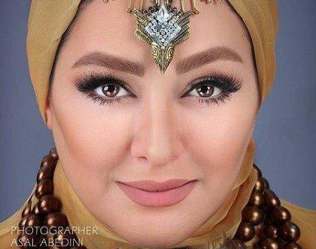 عکس دسته گل الهام حمیدی