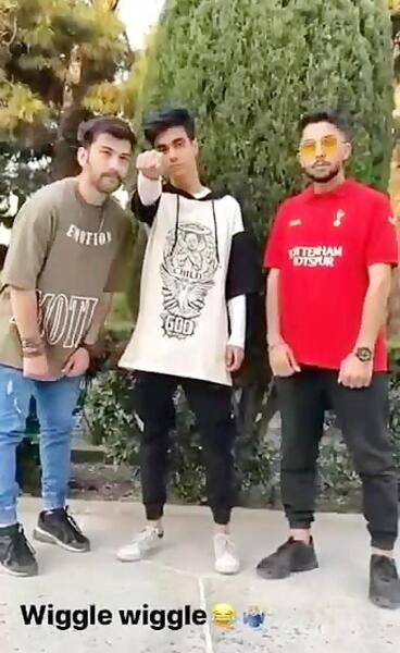 عکس رضا تو اکیپ نیکا