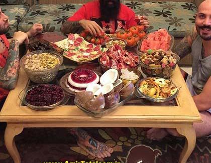 عکس های تتلو در شب