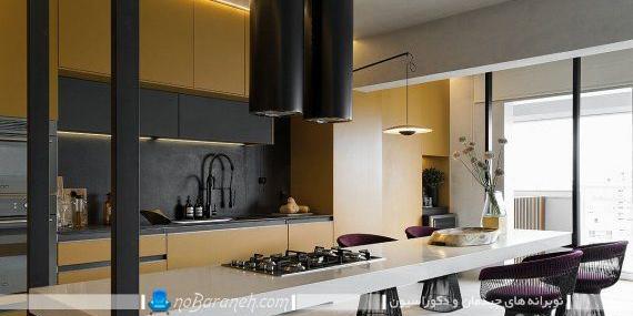 عکس ایده جزیره آشپزخانه