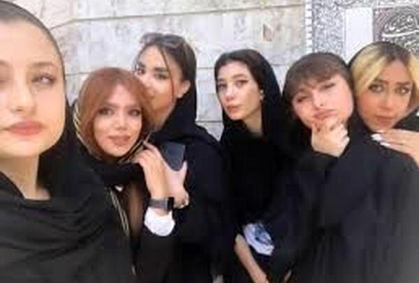 عکس نیکا و متین بدون ارایش