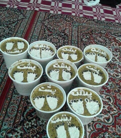 عکس اش رشته پشت پا