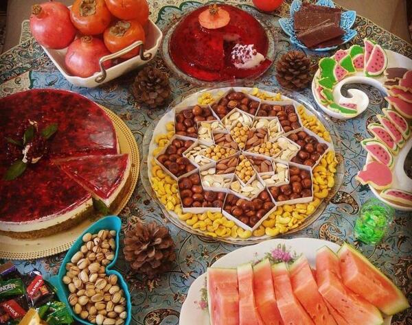 عکس ایده غذای شب یلدا