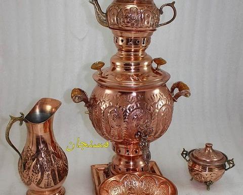 عکس ظروف مسی دکوری