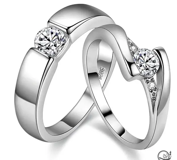 عکس حلقه ازدواج جواهر