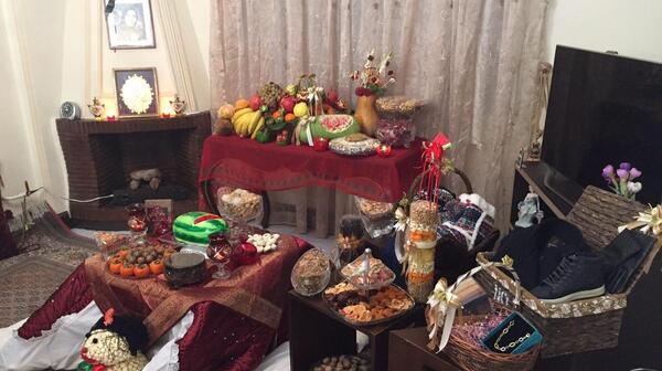 عکس ایده برای تزیین لباس شب یلدا
