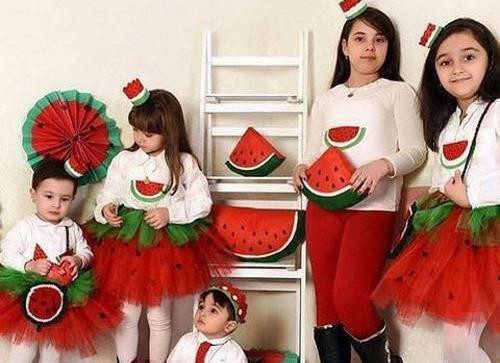 عکس ایده برای تزیین لباس شب یلدا