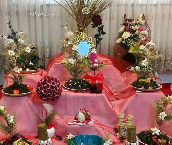 عکس از چیدن سفره هفت سین