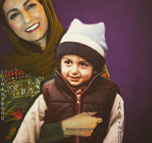 عکس بچگی شقایق دهقان