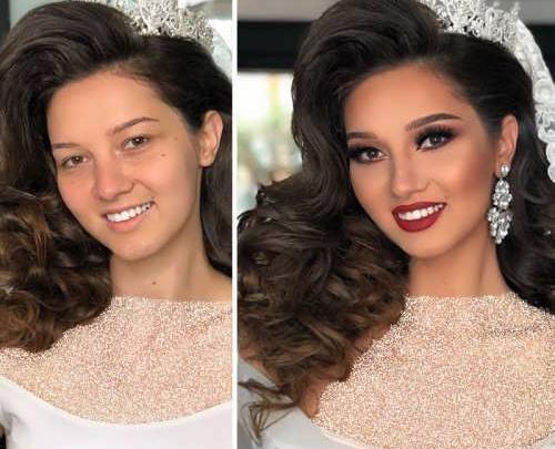 عکس قبل آرایش عروس