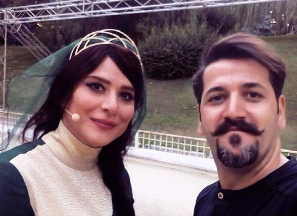 عکس سحر دولتشاهی و همسرش