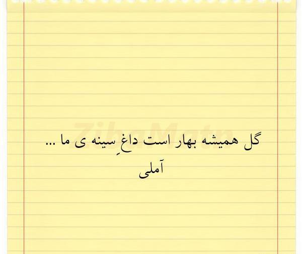 عکس نوشته همیشه بهار