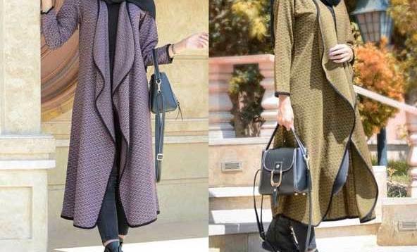 عکس مدل مانتو جلو باز پارچه ابروبادی