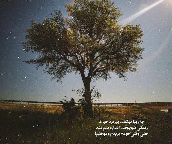 عکس تنهایی در طبیعت زیبا