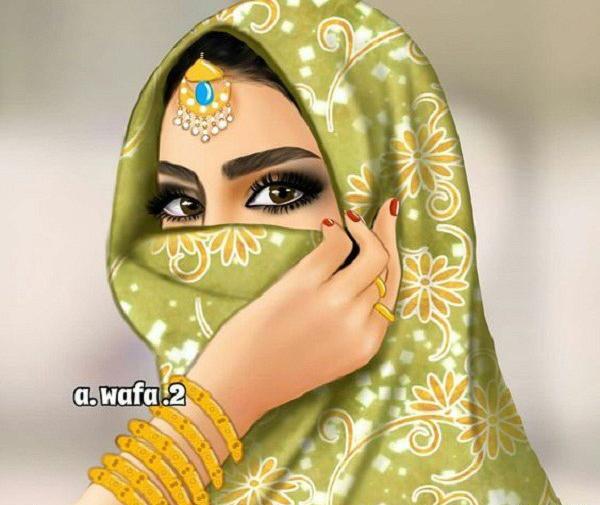 عکس دختر با حجاب عروسکی