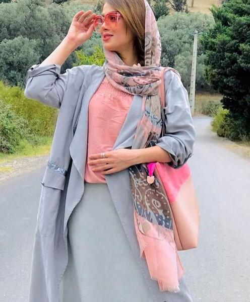 عکس ست صورتی و طوسی دخترانه
