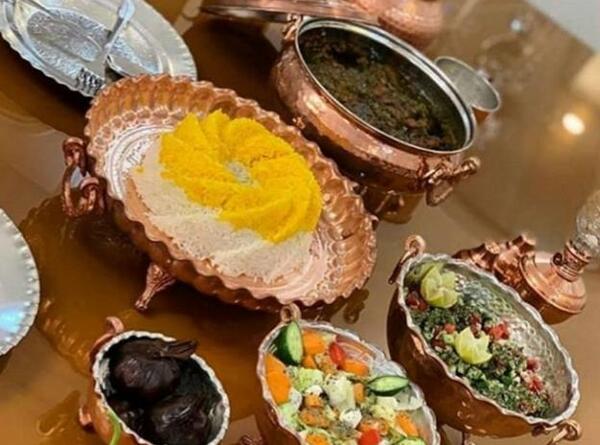عکس ظروف مسی غذا
