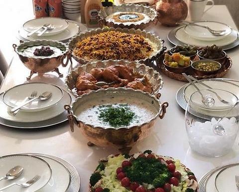 عکس ظروف مسی غذا
