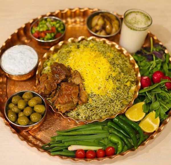 عکس ظروف مسی غذا