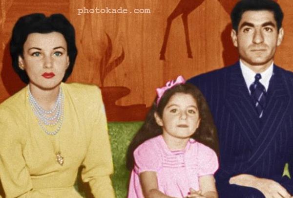 عکس با حجاب شهناز پهلوی