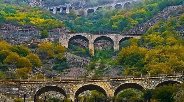عکس هوایی پل ورسک