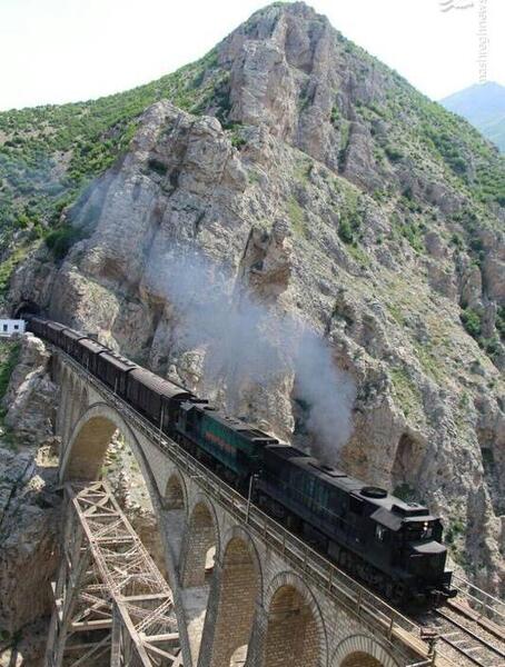عکس هوایی پل ورسک