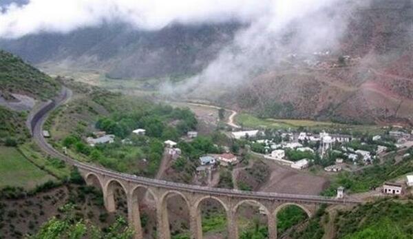 عکس هوایی پل ورسک