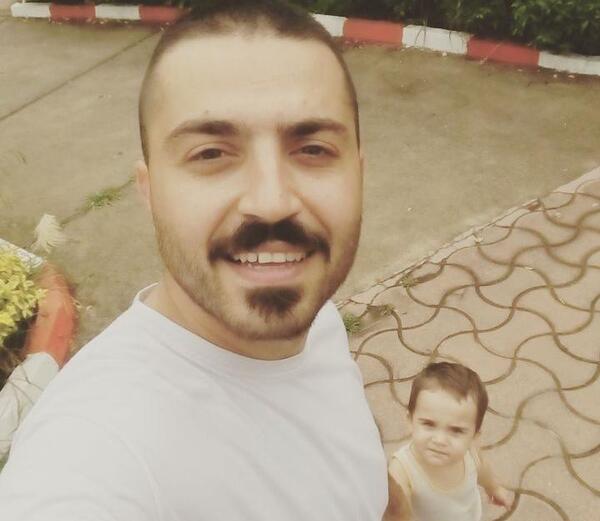 عکس حامد فرد و دخترش