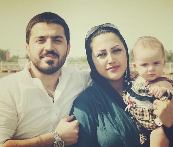 عکس حامد فرد و دخترش