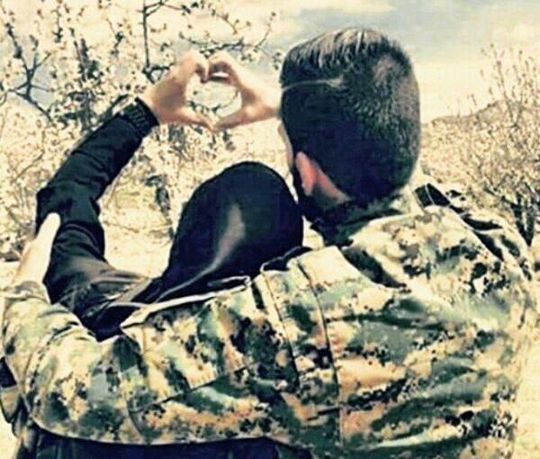 عکس دونفره عاشقانه محجبه