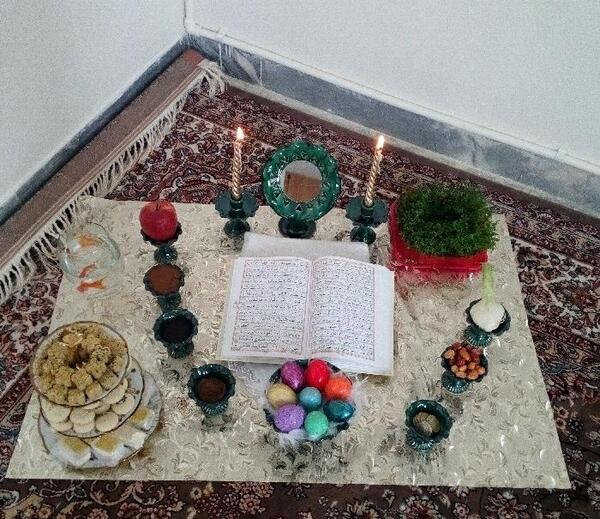 عکس از سفره ی هفت سین