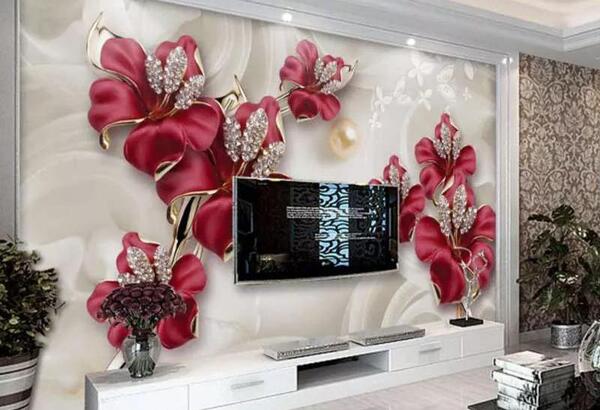 عکس سه بعدی قرمز
