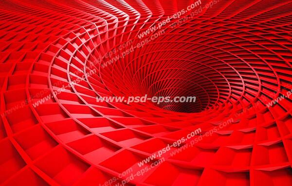 عکس سه بعدی قرمز