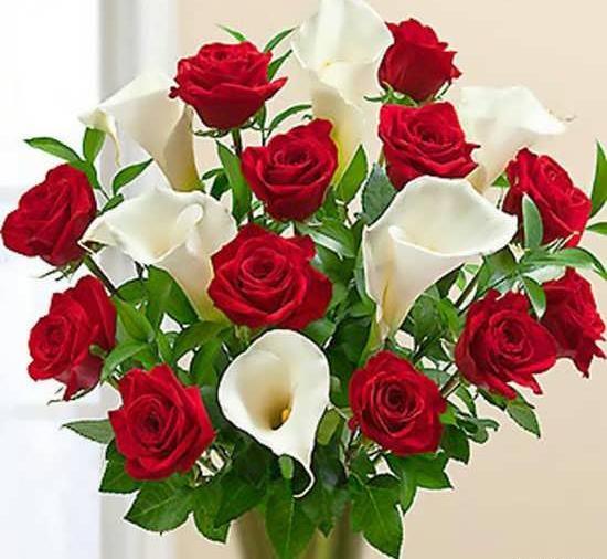 عکس دسته گل زیبا برای تبریک تولد