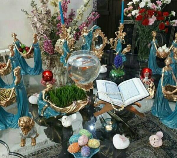 عکس هفت سین آبی