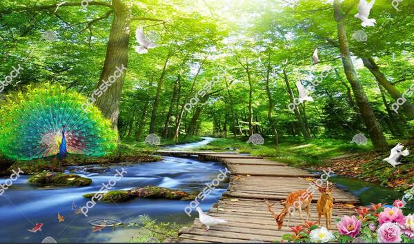 عکس منظره سه بعدی با کیفیت بالا