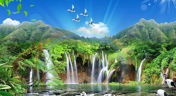 عکس منظره سه بعدی با کیفیت بالا