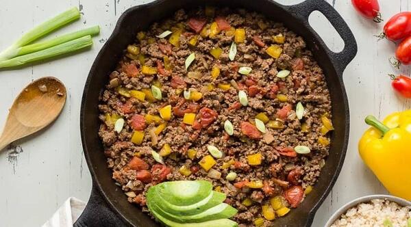 عکس ایده غذا با گوشت چرخ کرده