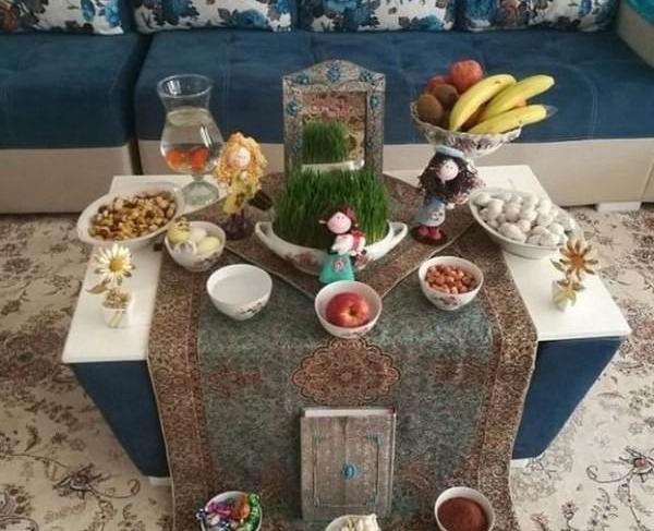 عکس ایده های چیدمان هفت سین