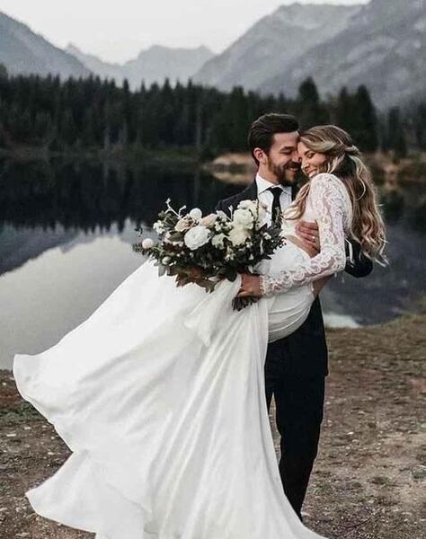 عکس دونفره عاشقانه عروسی