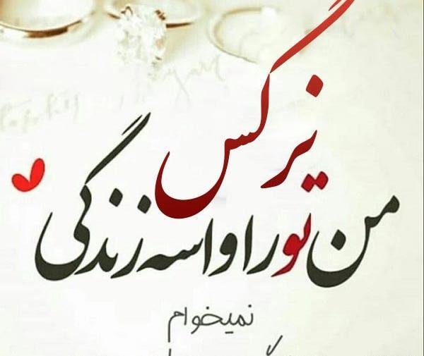 عکس نوشته نام نرگس