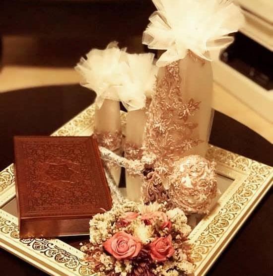 عکس تزیین قران عروس