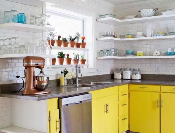 عکس ایده آشپزخانه بدون کابینت