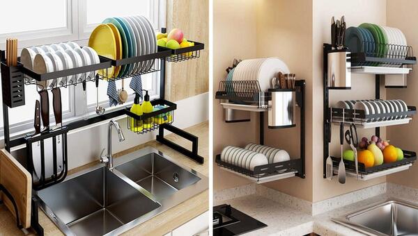 عکس ایده آشپزخانه بدون کابینت