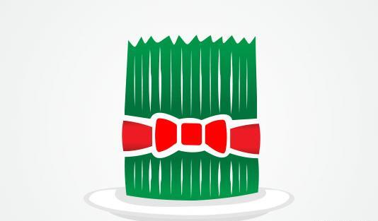 عکس وکتور سبزه عید