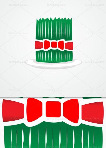 عکس وکتور سبزه عید