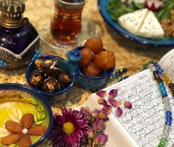 عکس سفره ماه رمضان