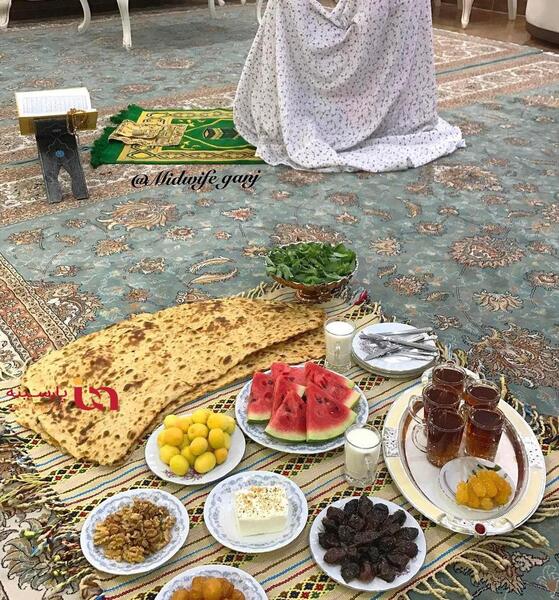 عکس سفره ماه رمضان