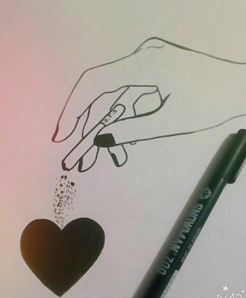 عکس فیک دخترونه نقاشی