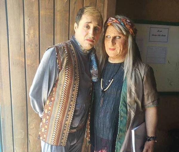 عکس محمد مسلمی و همسرش